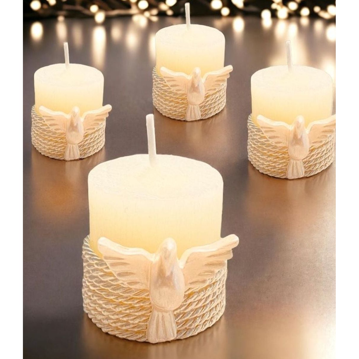 Mini Vela no Saquinho de organza